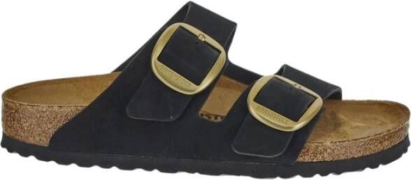 Birkenstock Arizona Big Buckle , Zwart, Dames