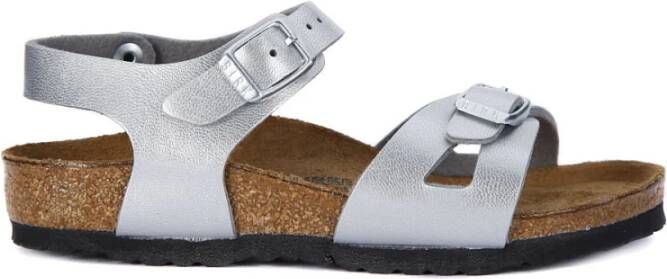 Birkenstock Rio Sandalen , Grijs, Dames