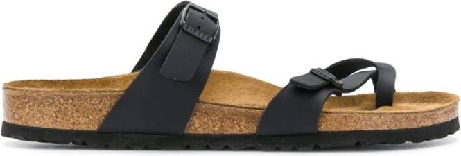 Birkenstock Mayari Birko Flor Sandals , Zwart, Dames