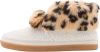 TOMS Celeste natural faux shearling/leopard pantoffel online kopen