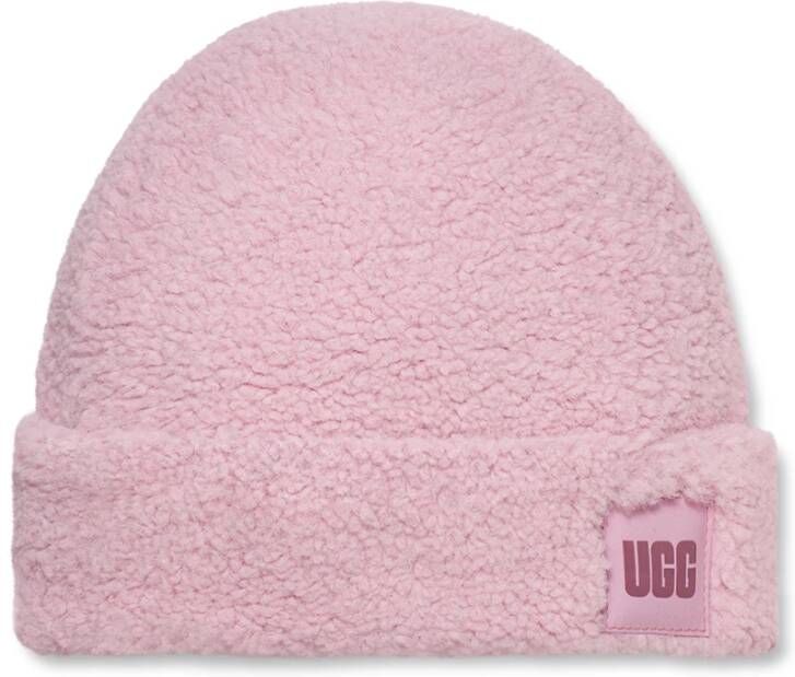Ugg Sherpa Cuff Hoed voor Dames in Lavender Breeze, Polyester