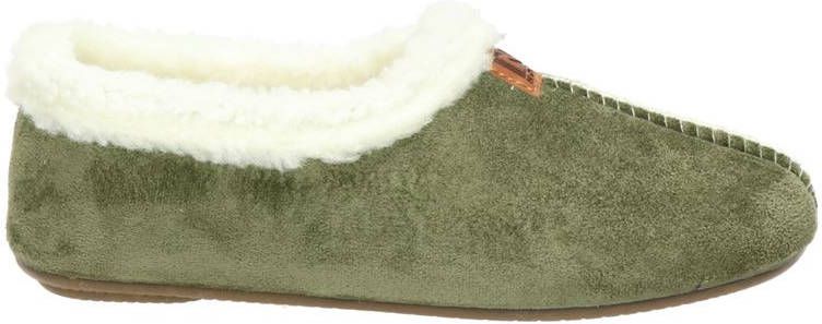 Nelson Home pantoffels groen