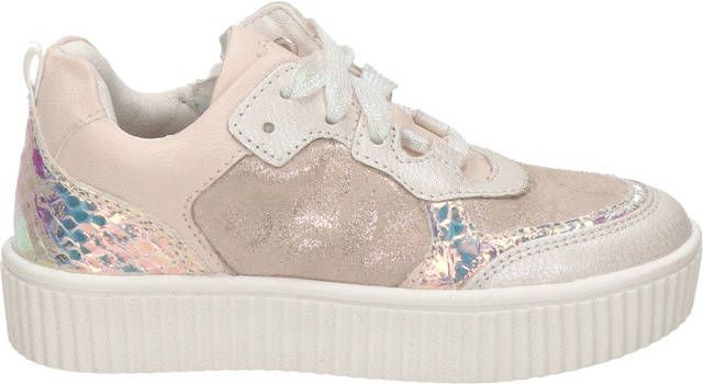 Nelson Kids leren sneakers roze