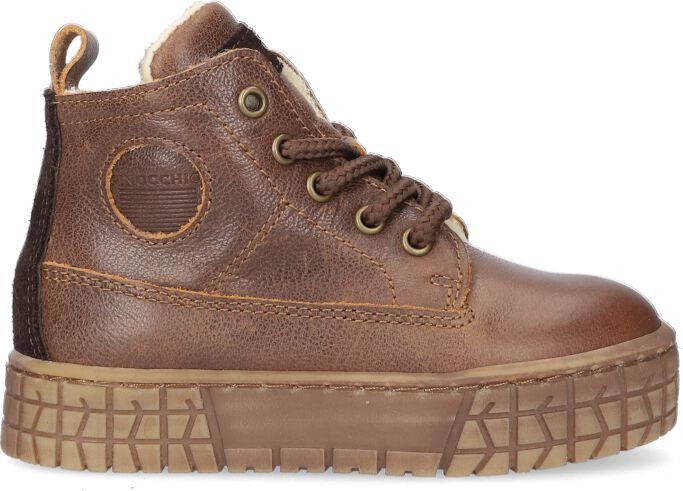 Pinocchio P2461 leren veterboots bruin