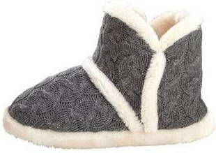 Apollo ARIZONA homewear-sloffen in gebreide look met pluche binnenin
