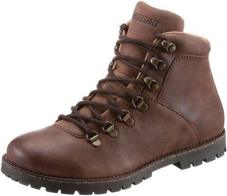 Birkenstock Jackson lederen enkellaarzen , Bruin, Dames