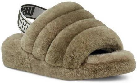 UGG Pantoffels Fluff Yeah met elastische logolus