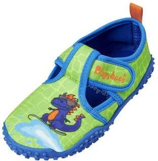 Playshoes Aqua schoen Dino blauw groen