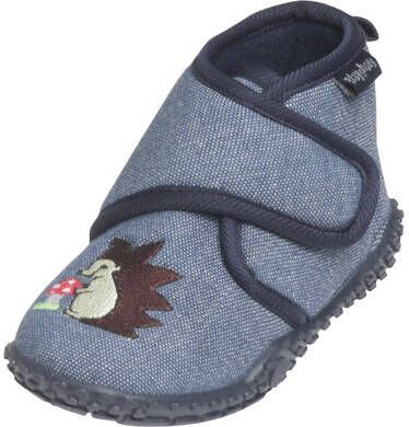 Playshoes Slipper met klittenbandsluiting egel met klittenbandsluiting