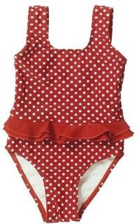 Playshoes UV bescherming Zwempak stippen rood