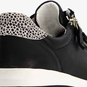 Scapino Hush Puppies leren sneakers zwart