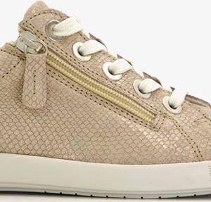 Scapino Hush Puppies comfort leren veterschoenen beige
