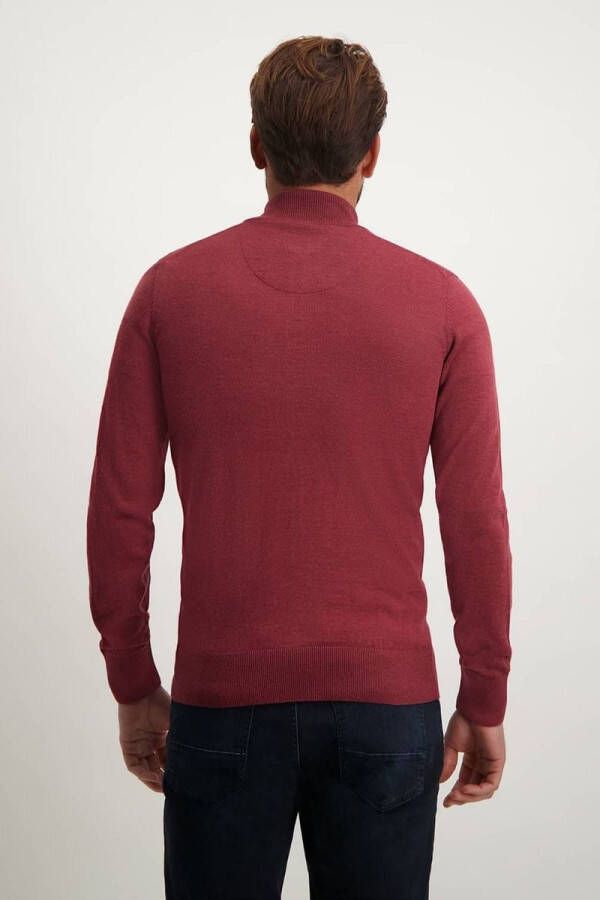 State of Art Staat van kunst half Zip Bordeaux Rood , Rood, Heren