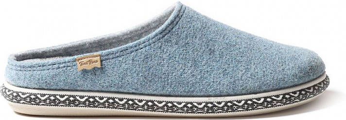 Toni Pons Pantoffels Nabor CD Vilt Blauw