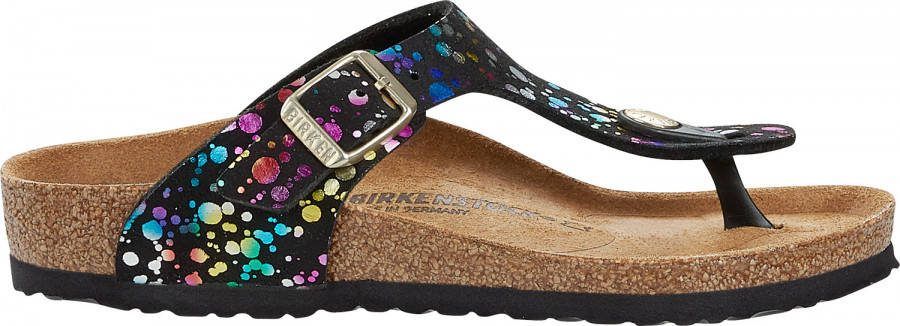 Birkenstock Slippers Gizeh narrow Mikrofiber Zwart