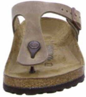 Birkenstock Slippers Mayari regular Birko Flor Nubuck Bruin