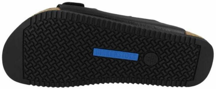 Birkenstock Werkschoenen Arizona SL slippers met olie en vetbestendige grip loopzool