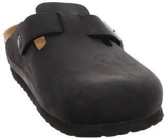 Birkenstock Clogs Boston FL Schwarz Regular Zwart