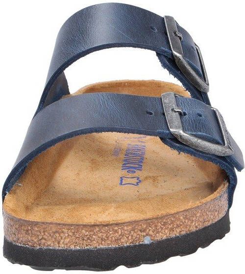 Birkenstock Arizona blue oiled leather regular soft footbed