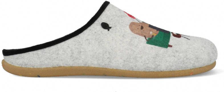 Hot Potatoes Pantoffels Buje 61059 Grijs 43