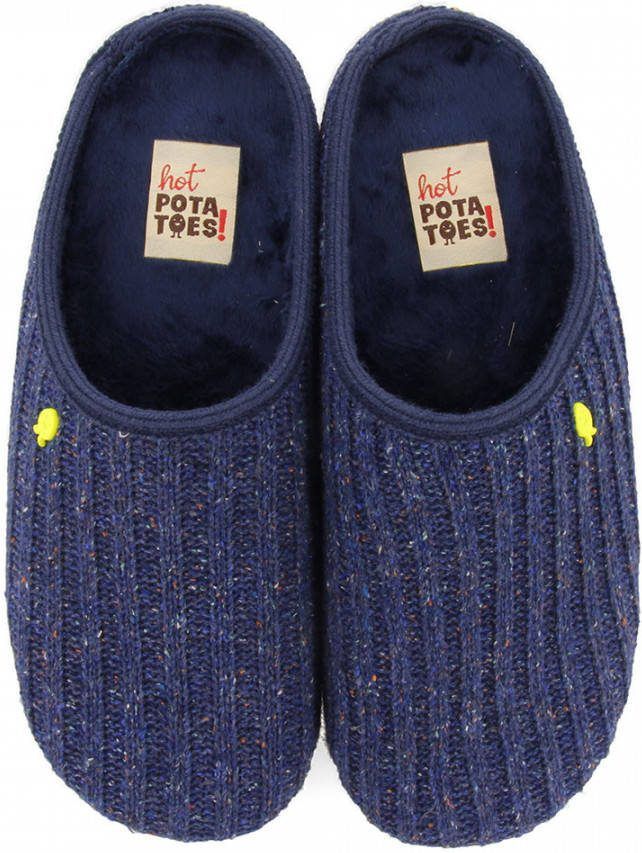 Hot Potatoes Pantoffels Leonding 64668 Blauw
