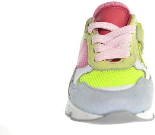 Pinocchio P1692 leren sneakers roze/multi