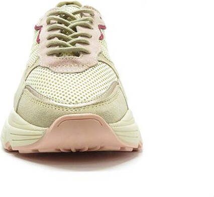PS Poelman Tokio leren sneakers beige/roze