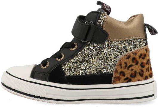 shoesme Sneakers ON22W206 B Zwart/Goud
