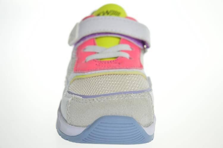 Shoesme ST22S018 K leren sneakers wit/multi