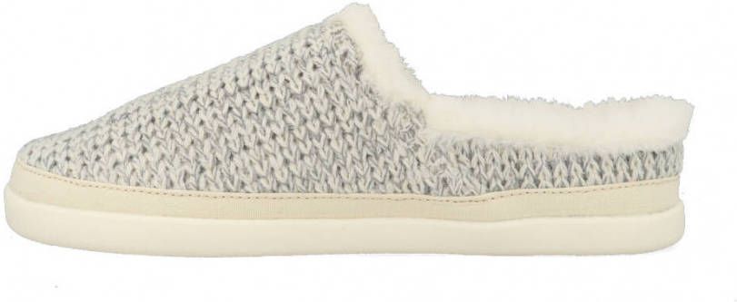 TOMS Sage white cozy sweater knit pantoffel