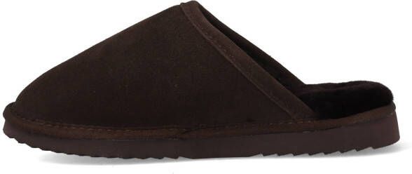 Warmbat bruin Clc521065 Classic Choco pantoffels , Zwart, Heren