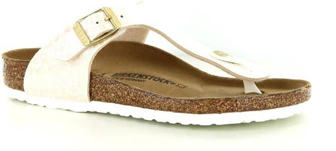 Birkenstock Gizeh Kids Shiney Snake Cream Smal
