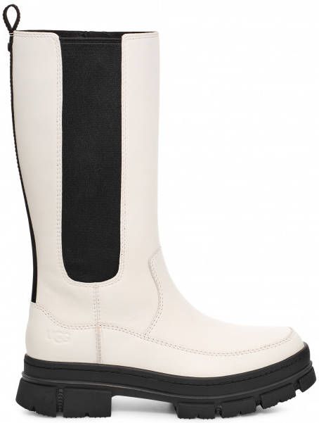 Ugg Ashton Chelsea hoge laars voor Dames in White,, Leder