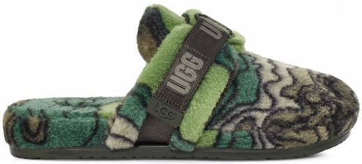 Ugg Fluff It Cali Topo slipper voor Heren in Green,, Textiel