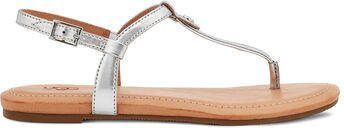 Ugg Madeena Flip Flop voor Dames in Silver,, Synthetisch