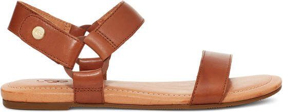 Ugg Rynell Sandales voor Dames in Tan Leather,, Leder