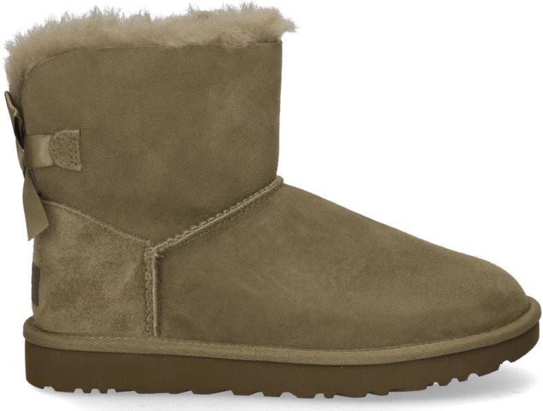 Ugg Mini Bailey Bow II Laarzen voor Dames in Hickory,| Shearling