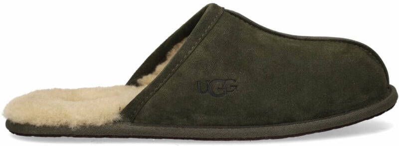 Ugg Scuff Pantoffels voor Heren in Green,, Suede