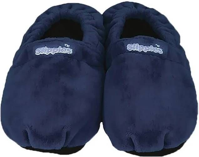 Warmies ® Thermokussen Slippies™ Classic donkerblauw, mt. 41 45 met lavendelgeur