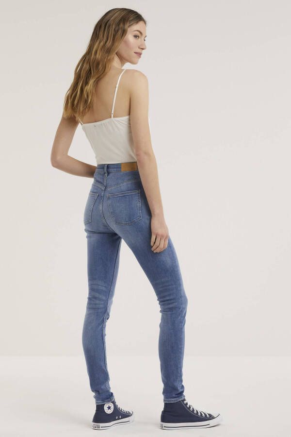 ESPRIT edc Women high waist skinny jeans light denim stonewashed