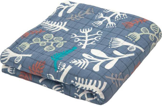 Lodger draagdoek Cocooner Botanimal blauw