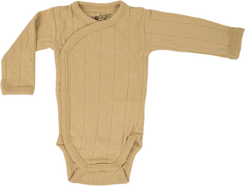 Lodger romper lange mouw zand